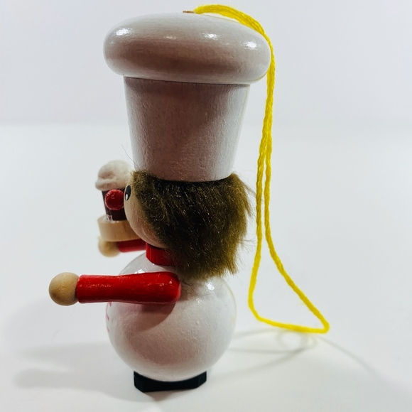 Steinbach Cup Cake Maker Wooden Christmas Ornament - Picture 4 of 7